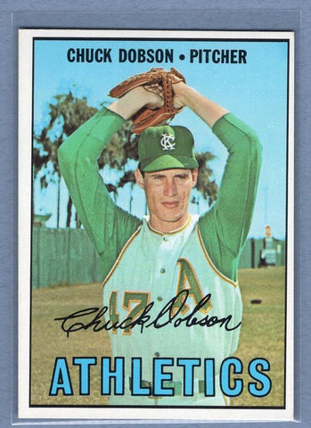 1967 Topps #438 Chuck Dobson EX-MT  GO446
