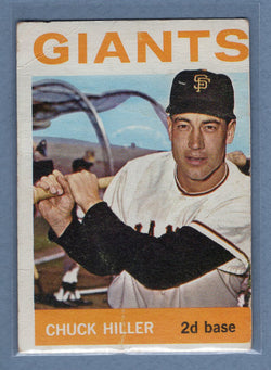 1964 Topps #313 Chuck Hiller (c) G-VG  GO441