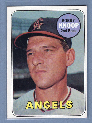1969 Topps #445 Bobby Knoop (b) EX-MT  GO700