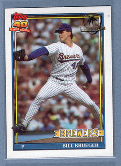1991 Topps Desert Shield #417 Bill Krueger  NM  GO500
