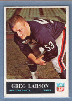 1965 Philadelphia #118 Greg Larson (a) EX-MT  GO85