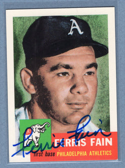 1991 Topps Archives #24 Ferris Fain Autograph Auto signed
