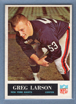 1965 Philadelphia #118 Greg Larson (b) EX-MT  GO85