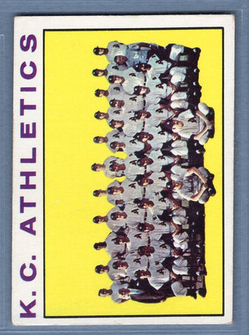1964 Topps #151 Athletics Team VG-EX  GO319