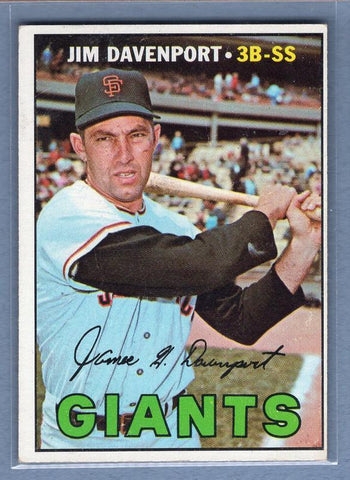 1967 Topps #441 Jim Davenport EX  GO446