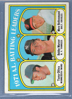 1972 Topps #86 AL Batting Leaders (a) EX-MT  GO544