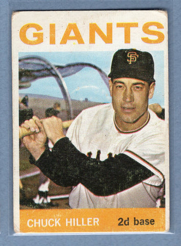 1964 Topps #313 Chuck Hiller (mk) (e) VG  GO441