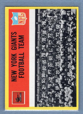 1967 Philadelphia #109 New York Giants EX GO73