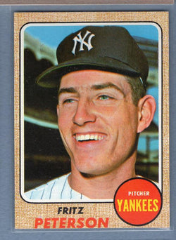 1968 Topps #246 Fritz Peterson EX  GO250