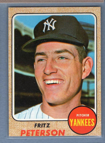 1968 Topps #246 Fritz Peterson EX  GO250