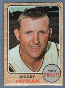 1968 Topps 112 Woody Fryman VG-EX SET BREAK