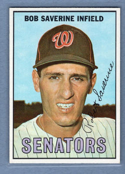 1967 Topps #27 Bob Saverine EX  GO225