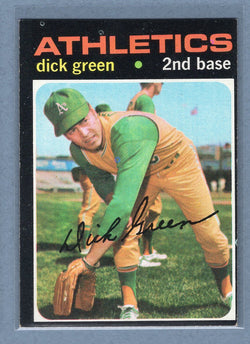 1971 Topps #258 Dick Green   EX  GO550