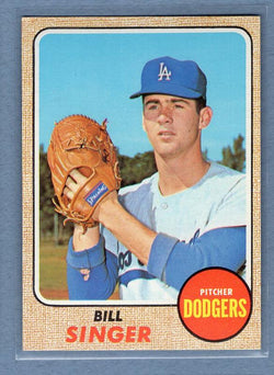 1968 Topps #249 Bill Singer(b) EX  GO250