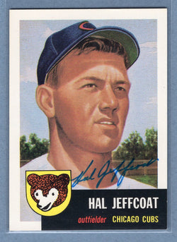 1991 Topps Archives #29 Hal Jeffcoat Autograph Auto signed