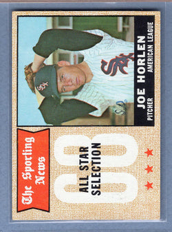 1968 Topps #377 Joe Horlen All Star (b)  EX-MT  GO550