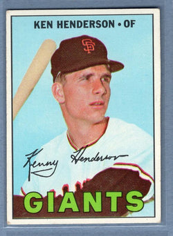 1967 Topps #383 Ken Henderson EX G0416B