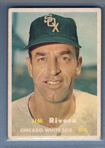1957 Topps #107 Jim Rivera VG-EX     GO80