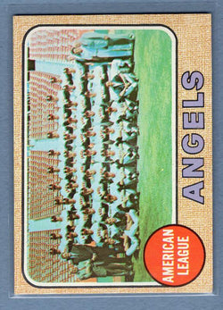 1968 Topps #252 Angels Team EX  GO250