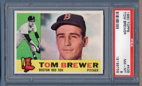 1960 Topps #439 Tom Brewer (19199758) PSA 8
