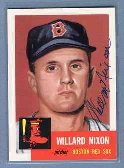 1991 Topps Archives #30 Willard Nixon Autograph Auto signed