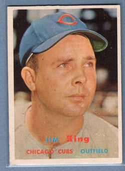 1957 Topps #186 Jim King(b) EX  GO188