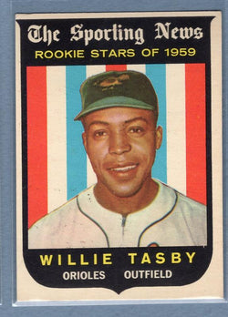 1959 Topps #143 Willie Tasby EX  GO176
