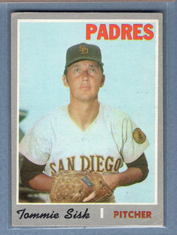 1970 Topps #374 Tommie Sisk  VG  GO450