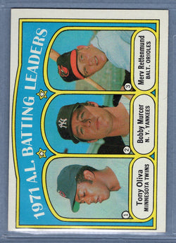 1972 Topps #86 AL Batting Leaders (E) EX-MT  GO544