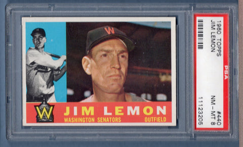 1960 Topps #440 Jim Lemon (11123205) PSA 8