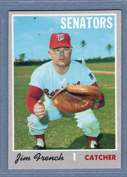 1970 Topps #617 Jim French  EX-MT  SB1
