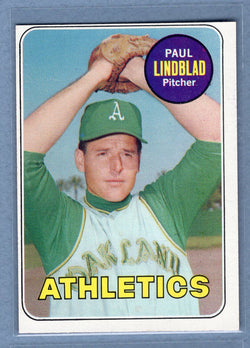 1969 Topps #449 Paul Lindblad  EX-MT  GO700