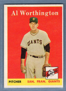 1958 Topps #427 Al Worthington EX  GO401