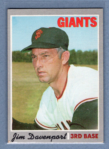 1970 Topps #378 Jim Davenport  EX-MT  GO450