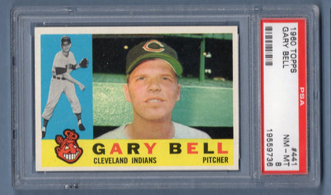1960 Topps #441 Gary Bell (19559736) PSA 8