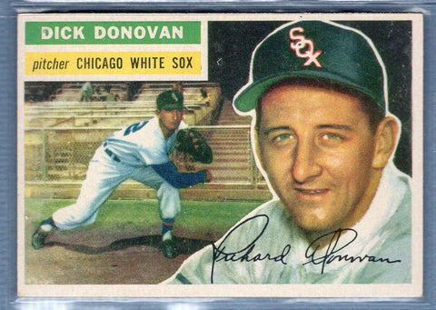 1956 Topps #18 Dick Donovan(WB) NM   GO254