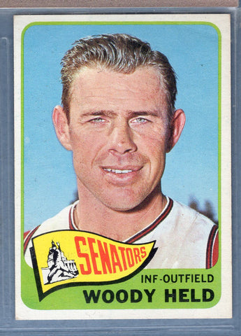 1965 Topps #336 Woody Held VG-EX  GO320