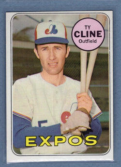 1969 Topps #442 Ty Cline(a) EX-MT  GO850