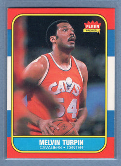 1986 Fleer #116 Mel Turpin (2) EX-MT