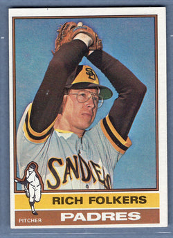 1976 Topps #611 Rich Folkers  EX-MT  GOSB1