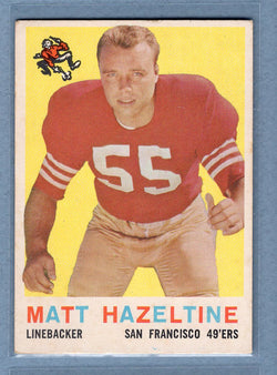 1959 Topps #72 Matt Hazeltine (a) VG-EX  GO801