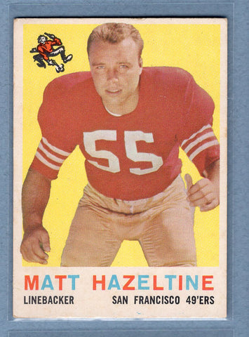 1959 Topps #72 Matt Hazeltine (a) VG-EX  GO801
