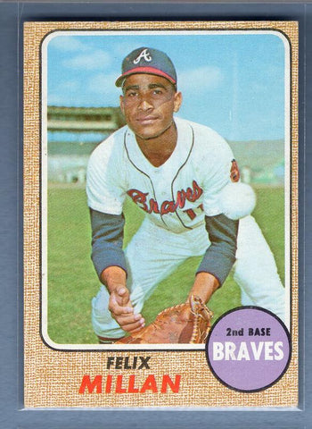 1968 Topps #241 Felix Millan EX-MT  GO588