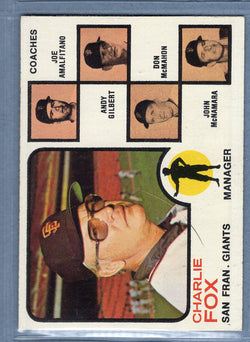 1973 Topps #252 Giants Mgr./Coaches (C) EX-MT  GO669