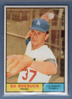 1961 Topps #6 Ed Roebuck EX   GO269