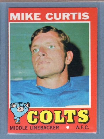 1971 Topps #80 Mike Curtis (a) EX  GO600