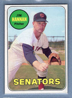 1969 Topps #106 Jim Hannan (a) EX-MT  GOWAYY