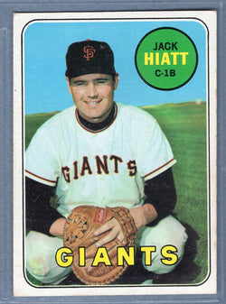 1969 Topps #204 Jack Hiatt EX  GO661