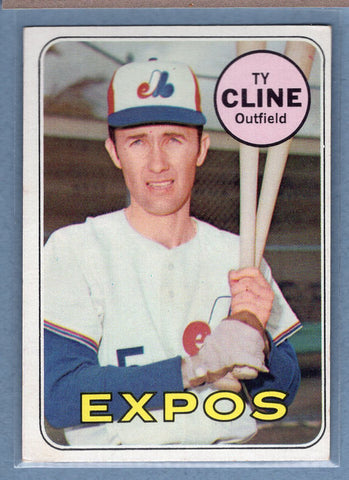 1969 Topps #442 Ty Cline(d) EX-MT  GO850