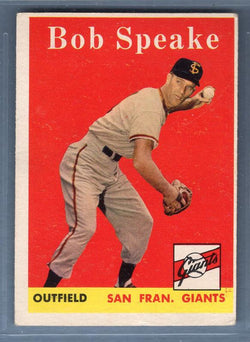 1958 Topps #437 Bob Speake VG-EX  GO401